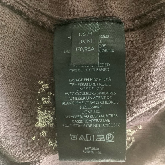 Free People Tunic Dress Embroidered M - Picture 6 of 7